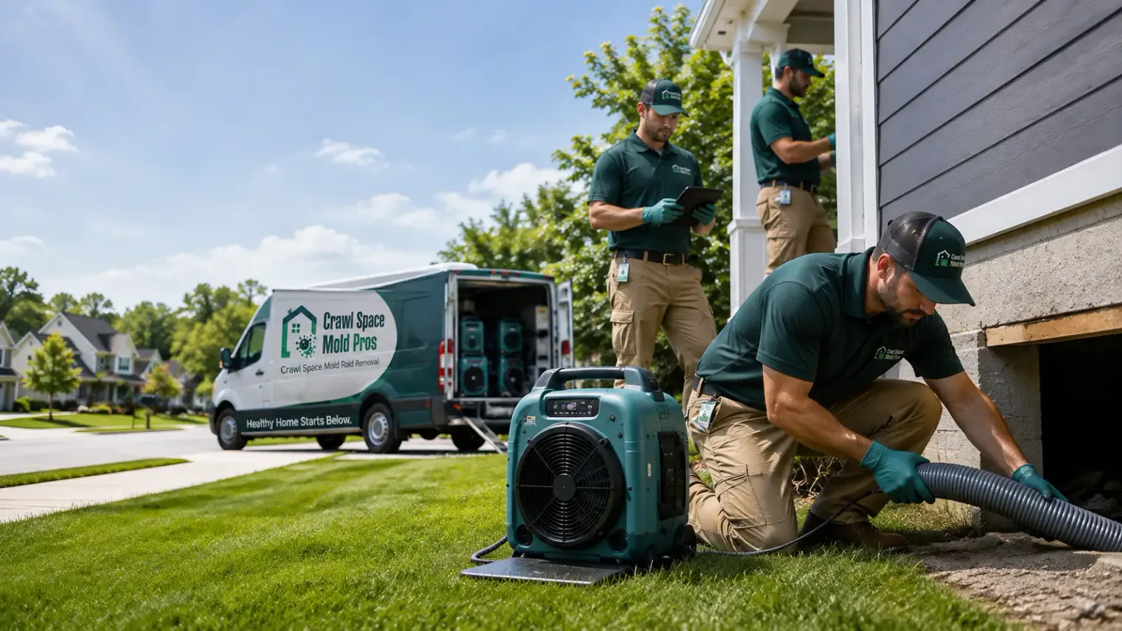 Crawl Space Mold Removal in Kingman, KS